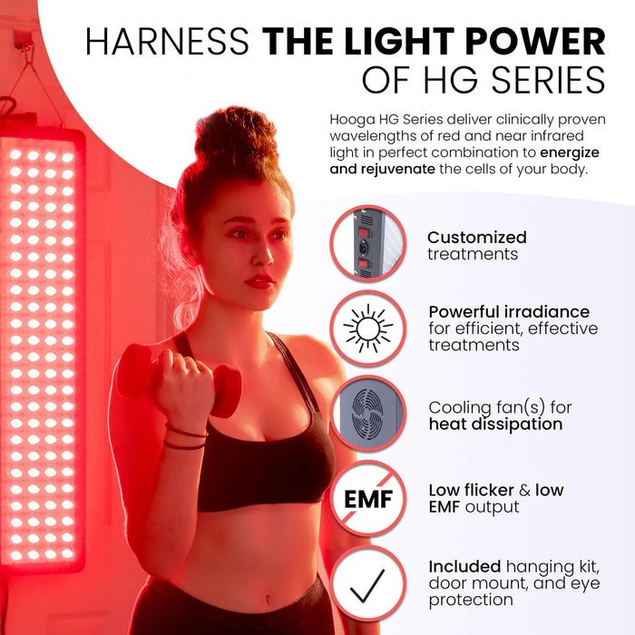 HG200 Red Light Therapy Panel - Hooga