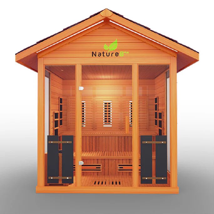 Medical Sauna Nature 8 Plus Outdoor Infrared Sauna - Medical Breakthrough