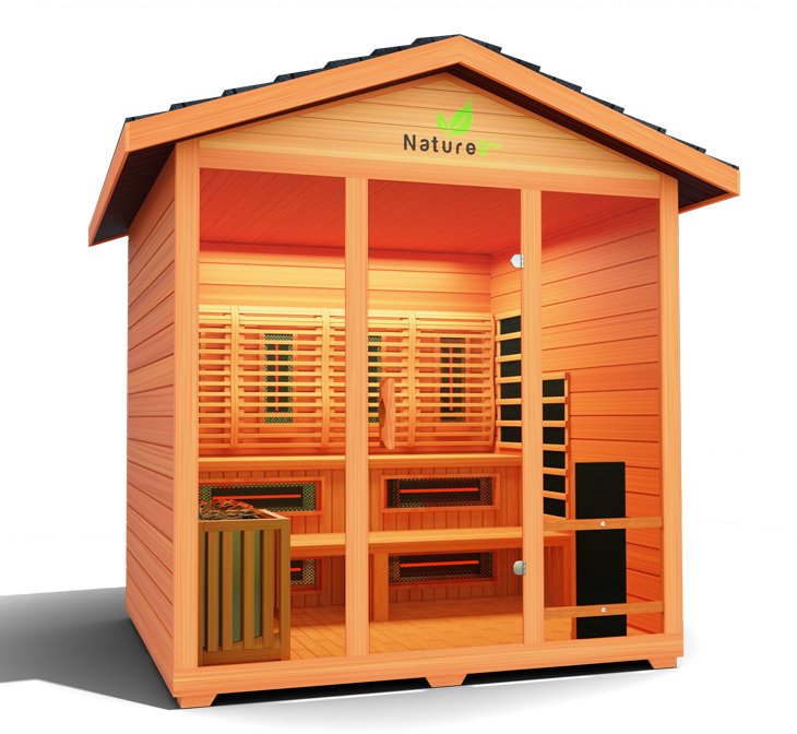 Medical Sauna Nature 9 Plus Outdoor Infrared Sauna - Medical Breakthrough