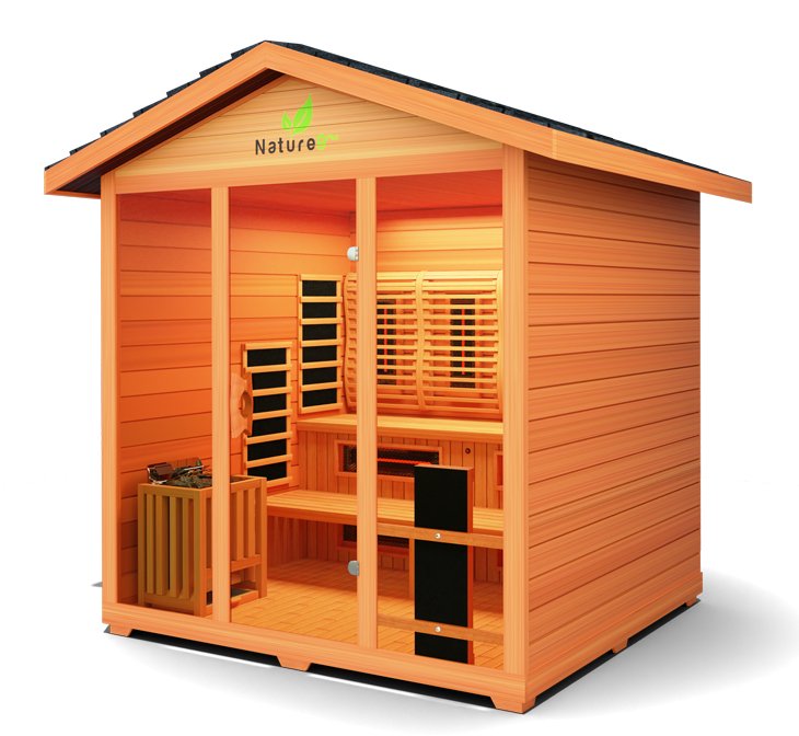 Medical Sauna Nature 9 Plus Outdoor Infrared Sauna - Medical Breakthrough