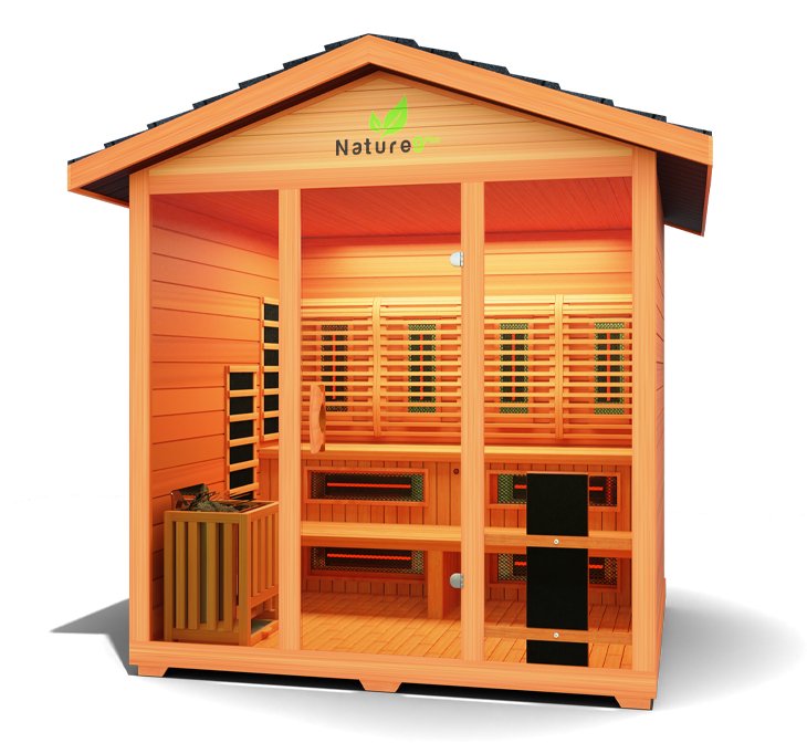 Medical Sauna Nature 9 Plus Outdoor Infrared Sauna - Medical Breakthrough