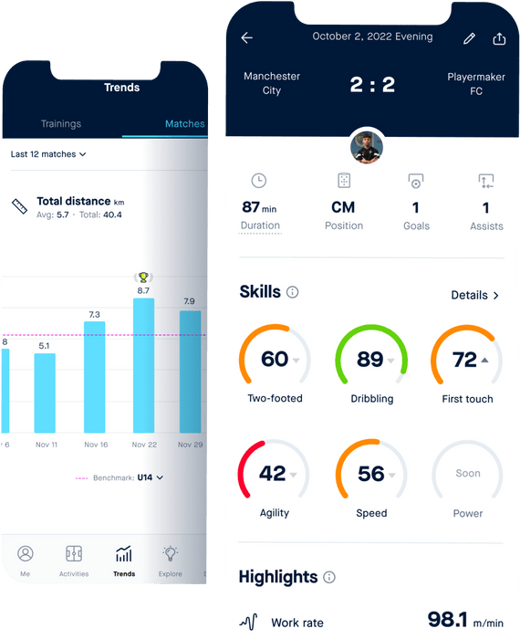 Playermaker CITYPLAY ™ Smart Soccer Tracker - PlayerMaker